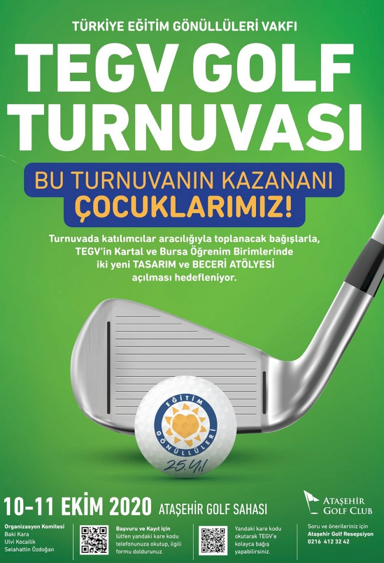 TEGV Golf Turnuvası 10-11 Ekim’de Ataşehir’de…