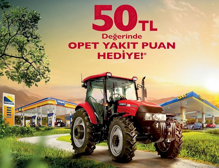 TürkTraktör yetkili servislerinde bakım yaptıran çiftçilere OPET’ten 50 TL yakıt puan hediye