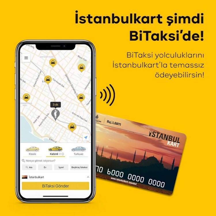 BiTaksi’de İstanbulkart ile Yolculuk Başladı
