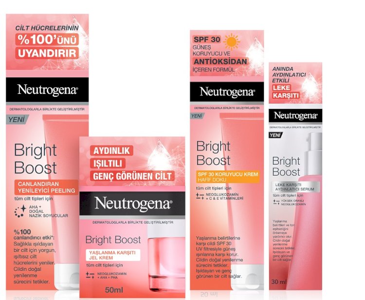 Neutrogena Bright Boost ile cildinizin ışıltısı hiç bitmesin!