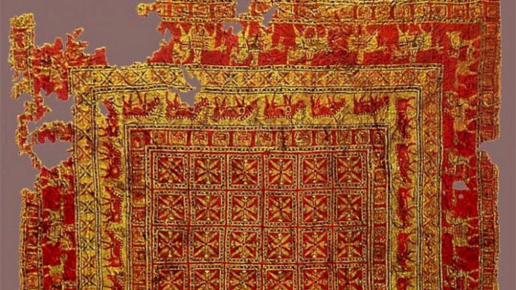 2500 yıllık Türk motifli halının canlı renklerinin sırrı çözüldü
