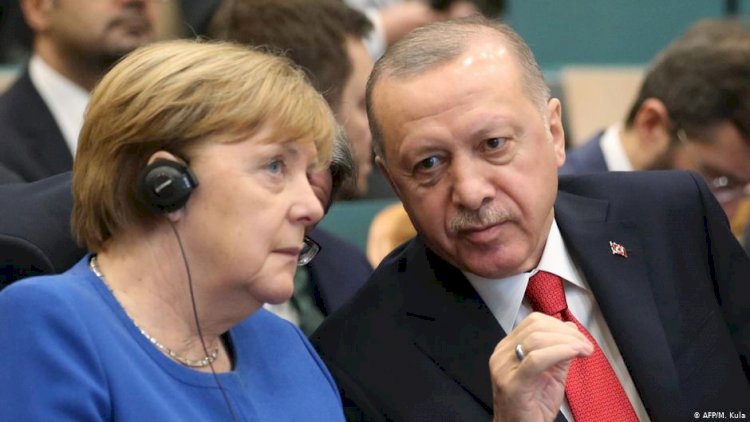 Cumhurbaşkanı Erdoğan ile Başbakan Merkel görüştü