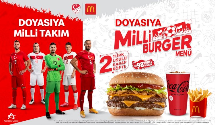 Euro 2020 heyecanı Milli Burger Menü'yle yaşanacak