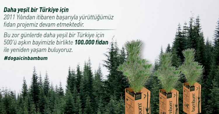 Yeşil Bir Türkiye İçin 100 Bin Fidan Dağıtımı