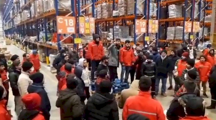 Direniş size iyi gelecek: Migros Depo işçilerinin eylemi sürüyor