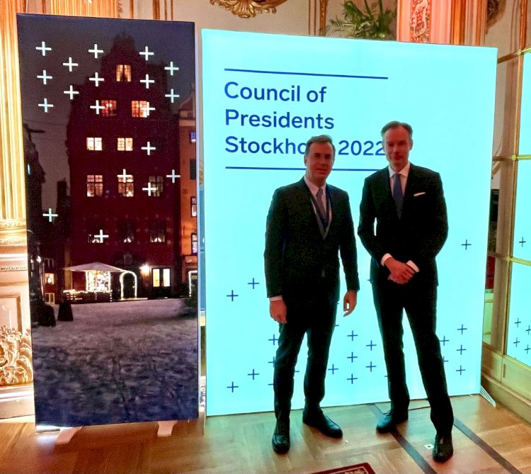 Murat Özyeğin Stockholm'de düzenlenen Avrupa İş Dünyası Zirvesi'ne katıldı