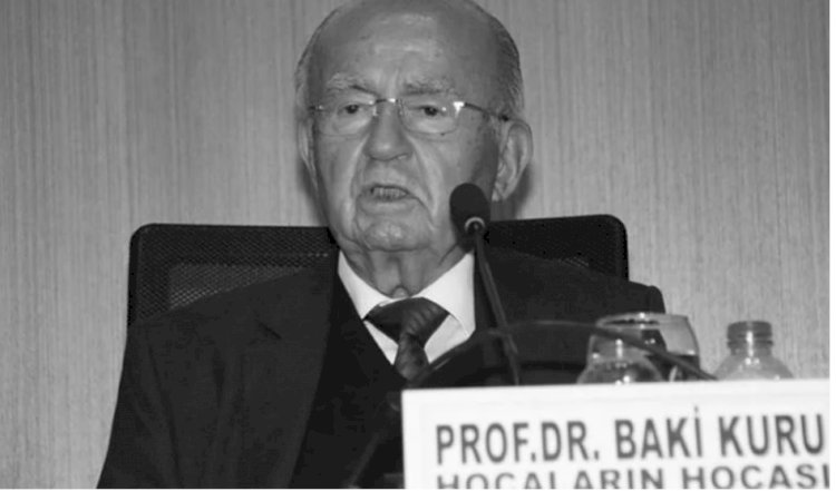 TBB acı haberi duyurdu: Hukukçu Prof. Dr. Baki Kuru yaşamını yitirdi