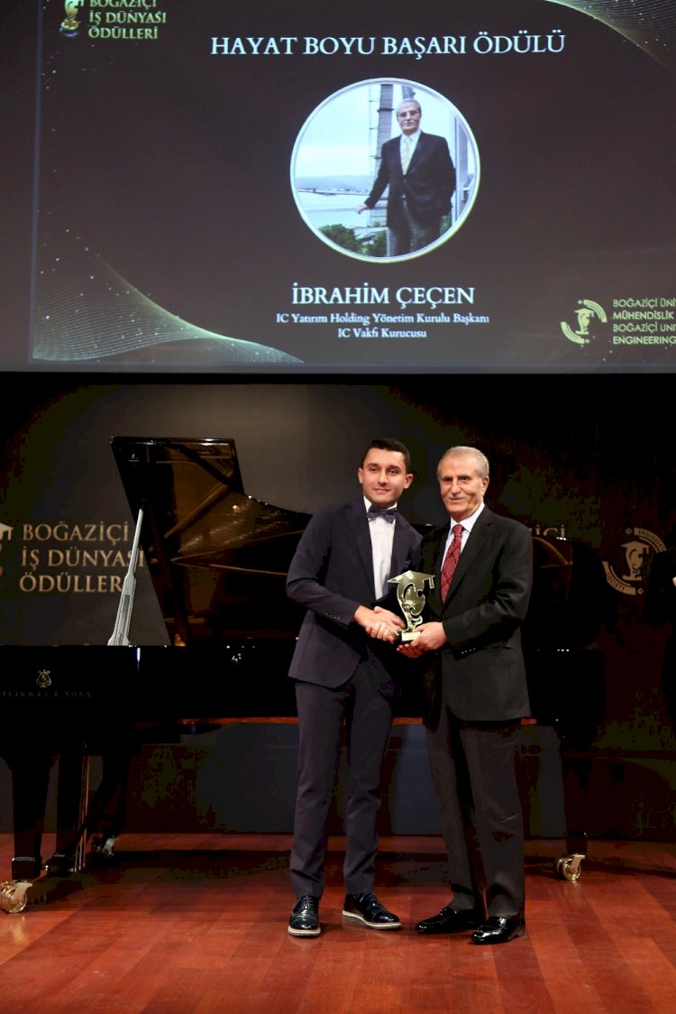 IC Holding Yönetim Kurulu Başkanı İbrahim Çeçen’e   “Hayat Boyu Başarı Ödülü”
