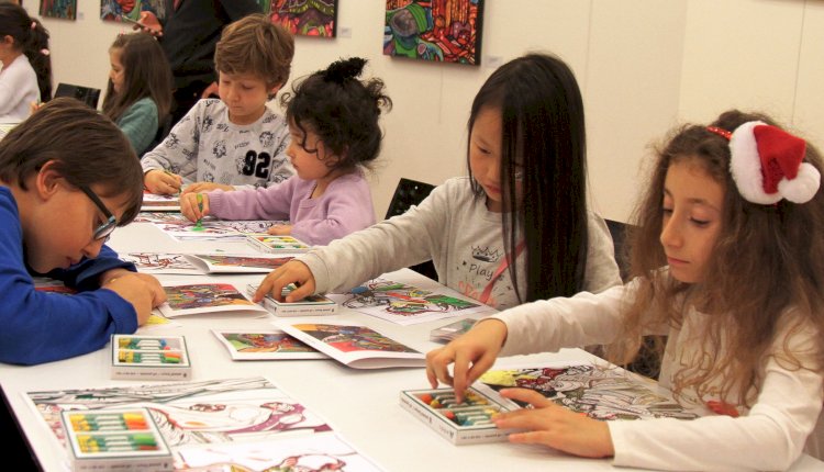 ÇÇocuklar için sanat atölyesi, ‘Şehrimi Boyuyorum’-11 Ocak Cumartesi saat :15:00- Trump Art Gallery