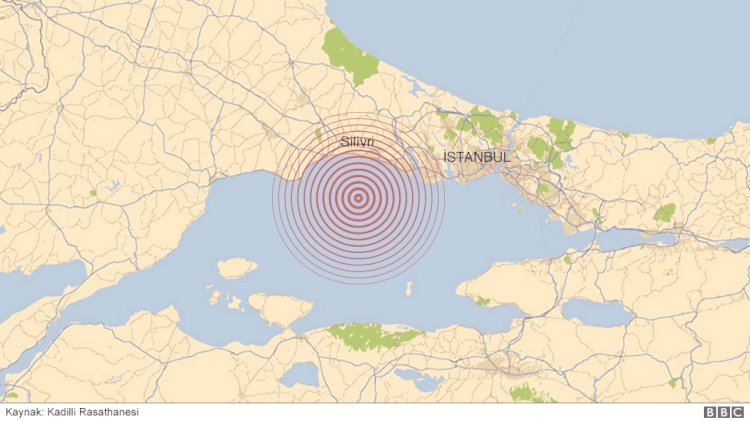 İstanbul'da 4,7 büyüklüğünde deprem