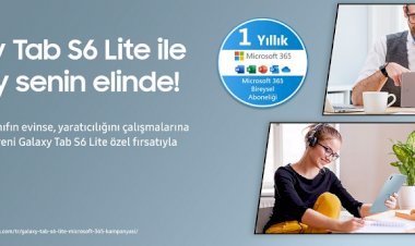 Galaxy Tab S6 Lite şimdi Microsoft 365 Bireysel aboneliği ile birlikte!