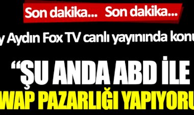 Koray Aydın Fox TV canlı yayınında konuşuyor