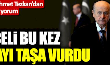 "Devlet Bahçeli bu kez baltayı taşa vurdu"