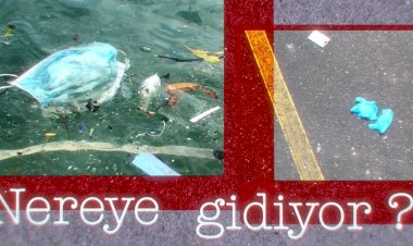 Kullanılmış maske ve eldivenler toplum ve çevre sağlığına tehdit olmasın!