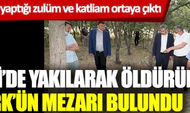 Denizli'de yakılarak öldürülen 83 Türk'ün mezarı bulundu