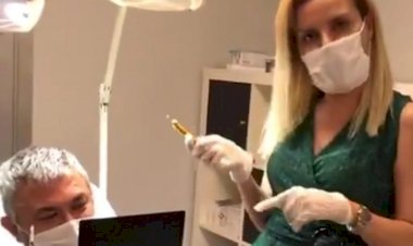 TERZİ SÖKÜĞÜNÜ DİKTİ:KENDİ KENDİNE BOTOX YAPTI!