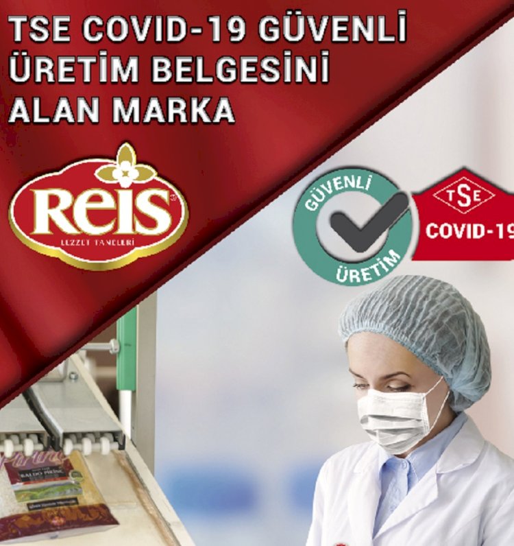 REİS Covid-19 Güvenli Üretim Belgesi Aldı