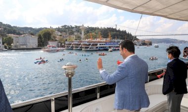 BAŞKAN İMAMOĞLU: “DÜNYADA İKİ KITAYI BİRLEŞTİREN BAŞKA BİR YARIŞ YOK”