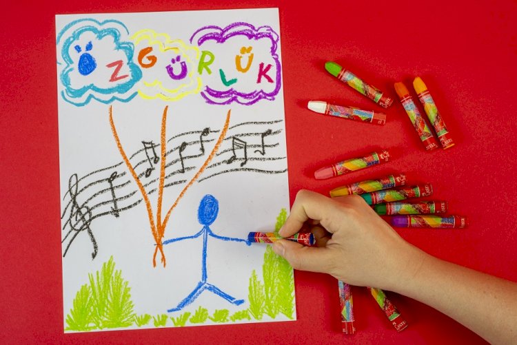 Çocuklar, Özgürlük Temalı Posterler Tasarlayacak