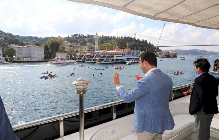 BAŞKAN İMAMOĞLU: “DÜNYADA İKİ KITAYI BİRLEŞTİREN BAŞKA BİR YARIŞ YOK”