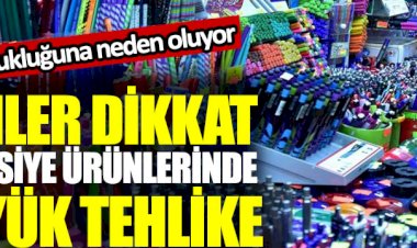 Kırtasiye ürünlerine dikkat:
