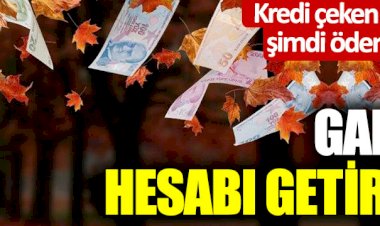 Kredi çeken çekeneydi şimdi ödeme zamanı… Garson hesabı getiriyor