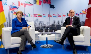 Erdoğan ve Merkel Doğu Akdeniz'i görüştü