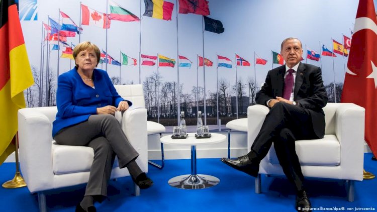 Erdoğan ve Merkel Doğu Akdeniz'i görüştü