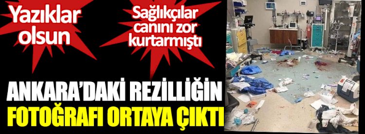 : Ankara’da rezilliğin fotoğrafın fotoğrafı ortaya çıktı.