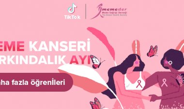 TikTok, Meme Kanseri Farkındalık Ayı için MEMEDER ile pespembe!