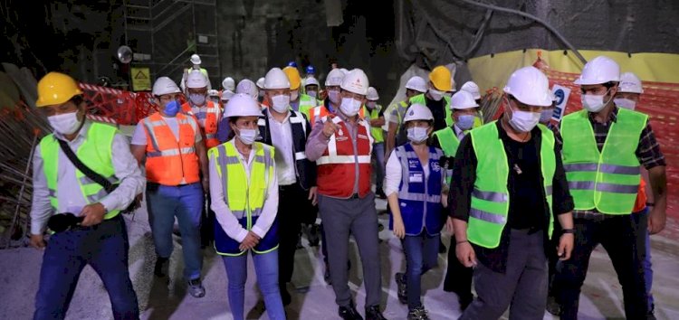 İMAMOĞLU, YERİN 42 METRE ALTINDA KONUŞTU: