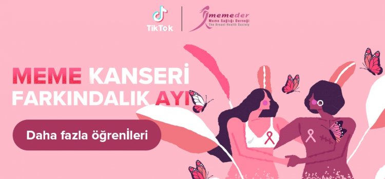 TikTok, Meme Kanseri Farkındalık Ayı için MEMEDER ile pespembe!