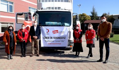 İŞBİR YATAK YARDIM ARACI YOLA ÇIKTI