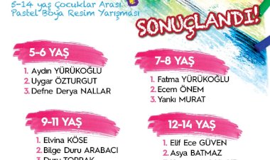 Lüleburgaz Belediyesi’nin resim yarışması sonuçlandı