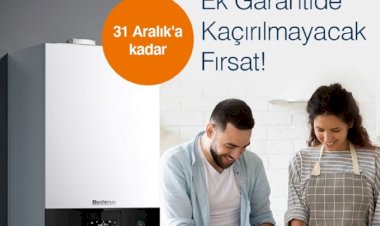 Buderus Avantajlı Ek Garanti Kampanyası İçin Son Gün 31 Aralık!