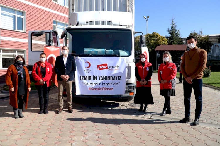 İŞBİR YATAK YARDIM ARACI YOLA ÇIKTI