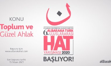 “ALBARAKA TÜRK 6. ULUSLARARASI HAT YARIŞMASI” İÇİN BAŞVURULAR BAŞLADI