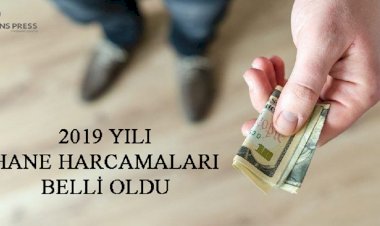 2019 YILI HANE HARCAMALARI BELLİ OLDU