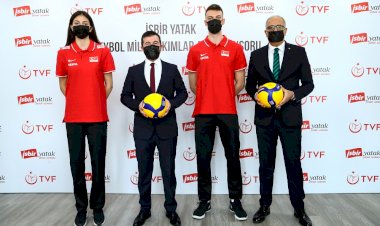 Türkiye Voleybol Federasyonu (TVF) ile İşbir Yatak arasında 2 yıllık sponsorluk anlaşması imzalandı.
