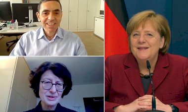 Almanya Başbakanı Angela Merkel, Şahin ve Türeci ile görüştü:
