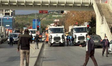 PENDİK BELEDİYESİ’NİN KESTİĞİ YOLU POLİS AÇTI