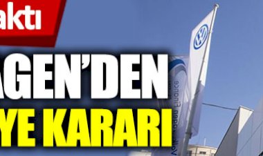 Volkwagen'den Türkiye'deki fabrikayla ilgi flaş tasfiye kararı