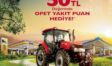 TürkTraktör yetkili servislerinde bakım yaptıran çiftçilere OPET’ten 50 TL yakıt puan hediye
