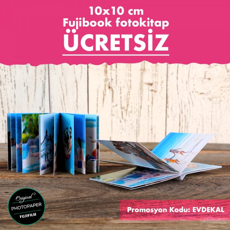 Fujifilm’den karantina günleri için ücretsiz fotoğraf kitabı hediyesi!
