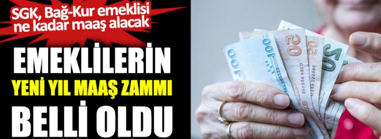 Emeklilerin 2021 yılı maaş zammı belli oldu, SGK,Bağ-Kur emeklisi ne kadar maaş alacak