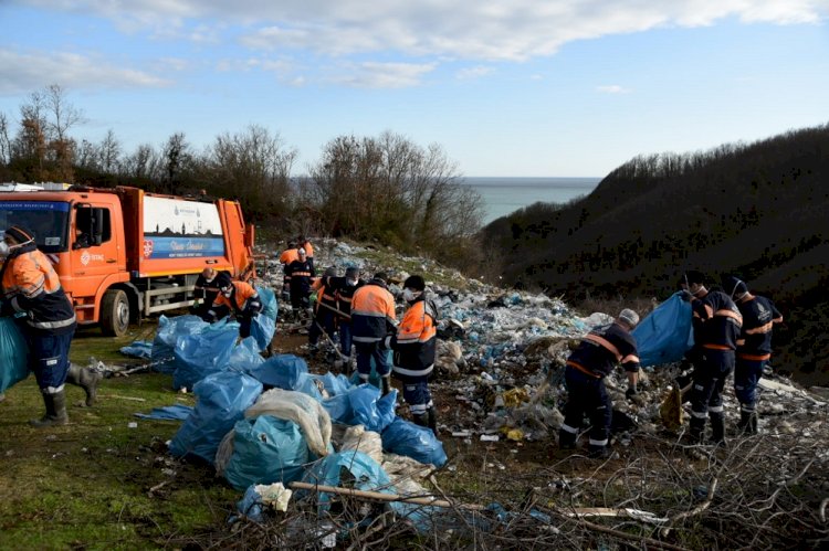 İBB’DEN KAÇAK ÇÖP DÖKÜMÜNE ANINDA MÜDAHALE