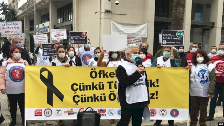 Sağlık Çalışanlarından Eylem: “Öfkeliyiz Çünkü Ölüyoruz”