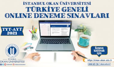 Okan’dan aday öğrencilere online deneme sınavı
