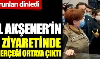 Meral Akşener'in esnaf ziyaretinde Türkiye gerçeği ortaya çıktı