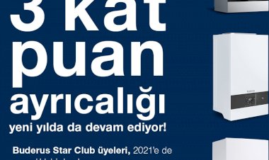 Buderus Star Club’tan Kat Kat Puan Kampanyası!